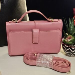 Pink Crossbody Wallet Purse